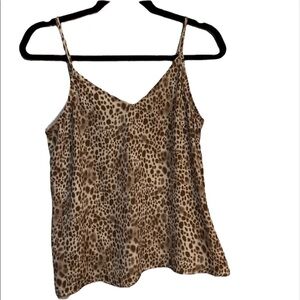 Cheetah/Animal Print Tank Cami Size Small/Medium A New Day Target Y2K Classic